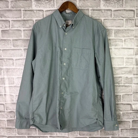 Club Monaco | Shirts | Club Monaco Coastal Light Green Long Sleeve Button  Down Shirt Mens Xl Slim Fit | Poshmark